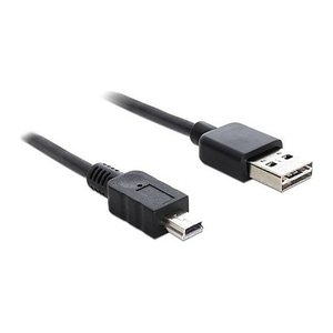DELOCK USB Kabel A -> Mini-B St/St 3.00m sw Easy USB