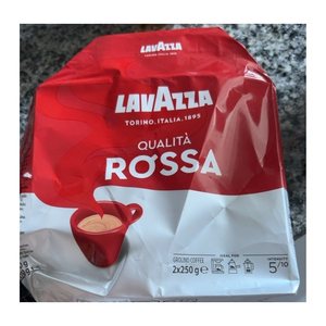 LAVAZZA Qualita Rossa Kaffee, gemahlen, Arabica- und Robustabohnen