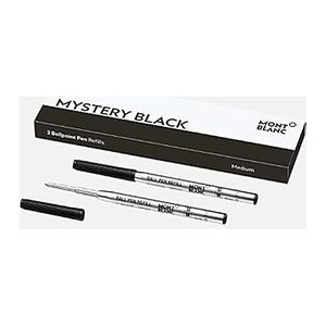 MONTBLANC Mystery Black Kugelschreibermine M schwarz, 2 St.