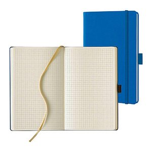 Lediberg Notizbuch Tucson ca. DIN A5 kariert, blau Hardcover 240 Seiten, 1 St.