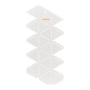 FISKARS® Stanzschablone 3D Geode Vorlage weiß