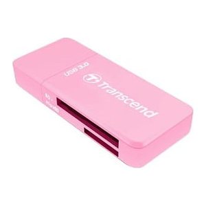 Card Reader Transcend F5 USB3.0 SD/microSD Card Reader pink