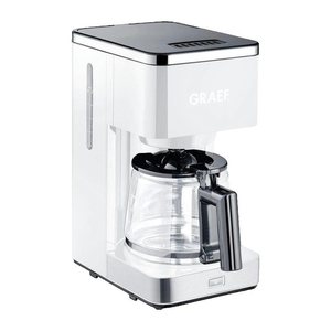 GRAEF FK401 Kaffeemaschine weiß, 10 -15 Tassen