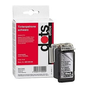 dots  schwarz Druckerpatrone kompatibel zu Canon PG-545XL