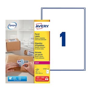 AVERY Zweckform Versandetiketten L7167-100 weiß 199,6 x 289,1 mm, 100 Blatt