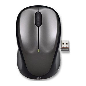 Logitech M235 Maus kabellos grau