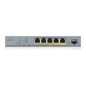 Zyxel Switch 6x GE GS1350-6HP PoE long range 60W 802.3BT