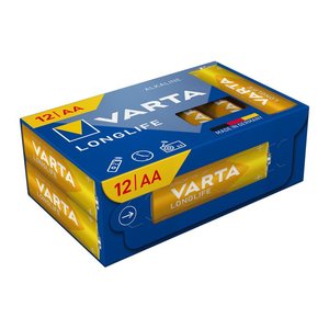Varta Batterie LONGLIFE AA Mignon LR6 Alkaline 1,5V 12St.
