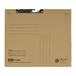ELBA Pendelhefter Karton naturbraun DIN A4 4x kaufmännische Heftung, 1 St.