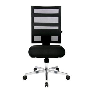 Topstar Bürostuhl X-Pander, 9590T200 Stoff schwarz, Gestell alu