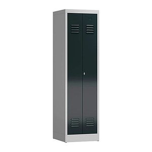 ClassiX Spind anthrazit, lichtgrau X-510408, 1 Schließfach 50,0 x 50,0 x 180,0 cm