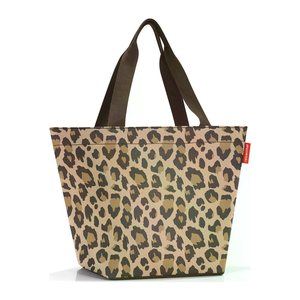 reisenthel® Einkaufstasche shopper M LEO MACCHIATO Kunstfaser braun ZS6048