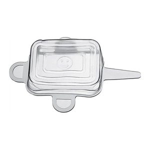 WESTMARK Frischhaltedeckel-Set Silikon Square transparent, 1 Set