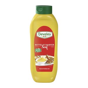 Develey Mittelscharfer Senf 875,0 ml, 1 St.