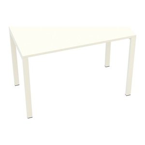 PAPERFLOW easyDesk Schreibtisch weiß rechteckig, 4-Fuß-Gestell weiß 114,0 x 60,0 cm