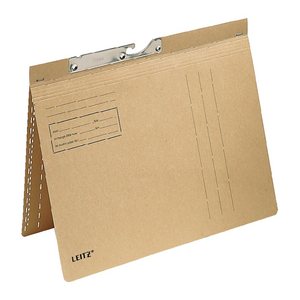 LEITZ Pendelhefter 2114 Karton naturbraun DIN A4 1x kaufmännische Heftung, 50 St.