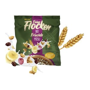 HELLMA Bio Früchte Müsli 40x 45,0 g, 40 St.
