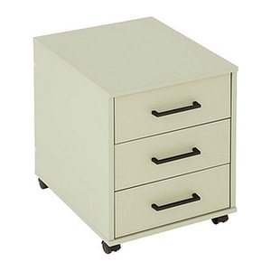 MÖBELPARTNER Ruby Rollcontainer pastellgrün 3 Auszüge 40,1 x 50,0 x 57,0 cm