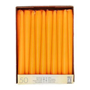 STARPAK Kerzen orange, 50 St.