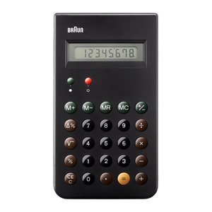 BRAUN BNE 001 BK Taschenrechner schwarz