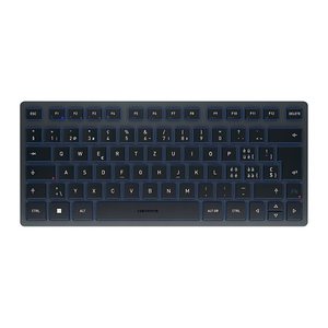 CHERRY KW7100 Wireless MINI Tastatur CH TKL 75% Blaugrau