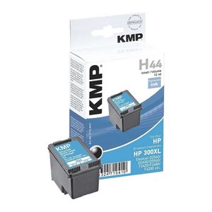 KMP H44 schwarz Druckerpatrone kompatibel zu HP 300XL (CC641EE)