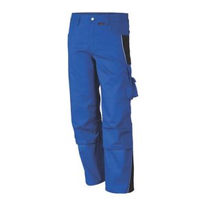 QUALITEX® Herren Arbeitshose „pro mg 245“ kornblau/schwarz Größe 50