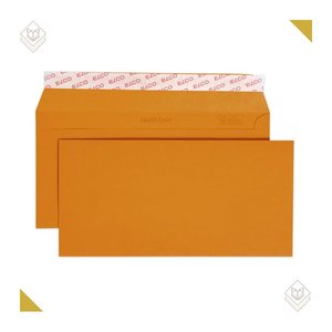 ELCO Briefumschläge Color DIN lang ohne Fenster orange haftklebend 250 St.