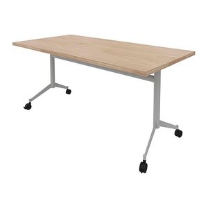 Quadrifoglio Mehrzwecktisch Pop-up ulme, alu rechteckig, T-Fuß-Gestell alu, 160,0 x 80,0 x 74,0 cm