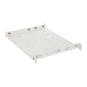 INTELLINET 19" Fachboden variable Schienen 350mm tief grau
