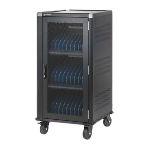 Manhattan 30-Port USB-C Ladewagen 65W pro Port schwarz (Speditionsversand)
