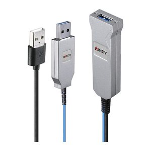 LINDY 30m Fibre Optic USB 3.0 Kabel
