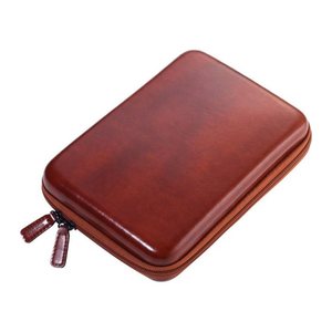 TROIKA Organizer-Etui BROWN TRAVEL CASE