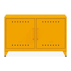 BISLEY Sideboard Fern Cabby, FERCAB642 gelb 114,0 x 40,0 x 72,5 cm, 1 St.