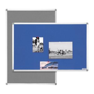 magnetoplan Pinnwand 120,0 x 90,0 cm Textil blau