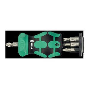 Wera Kraftform Kompakt Stubby Magazin RA 4, 6-teilig