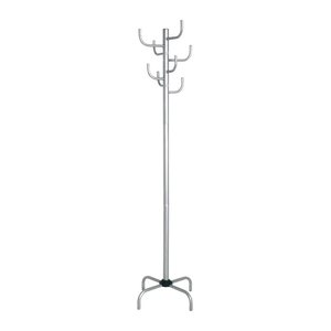 HAKU Möbel Kleiderständer 43110 silber Metall 8 Haken 37,0 x 180,0 cm, 1 St.