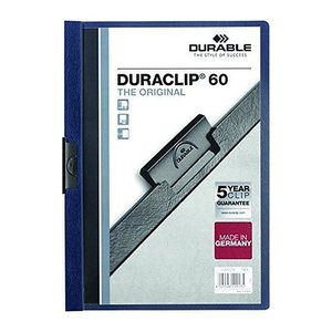 DURABLE Klemmhefter DURACLIP nachtblau, 25 St.