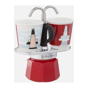 BIALETTI Mini Express Espressokocher rot, 2 Tassen