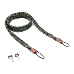 C-ROPE Kameragurt Traveler aus Paracord 100cm Military Olive retail