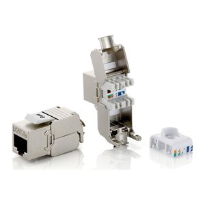 Equip Keystone Jack geschirmt Cat6A Premium wzf.8Stk si Polybeutel