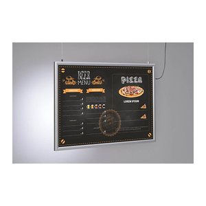 update displays LED-Leuchtrahmen Economy silber DIN A1 62,4 x 3,0 x 87,1 cm, 1 St.