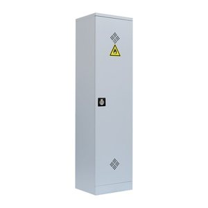 LÜLLMANN Umweltschrank 566240 lichtgrau 4 Fachböden 50,0 x 42,2 x 195,0 cm, aufgebaut, 1 St.