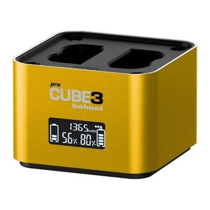 Hähnel Doppelladegerät Pro Cube 3 - Nikon mit LCD-Display retail