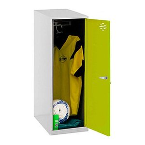 Simonrack Spind SIMONLOCKER DISM SINGLE grau, grün 8425437118029, 1 Schließfach 40,0 x 50,0 x 91,5 cm