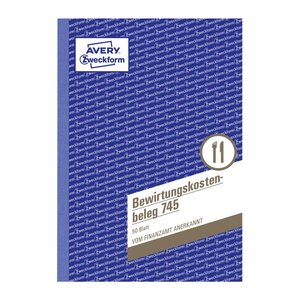 AVERY Zweckform Bewirtungskostenbeleg Formularbuch 745, 1 St.