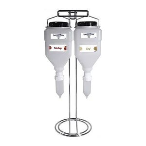 contacto Dosierspender Komplettset 2 Saucenkuh Duo silber, 1 St.