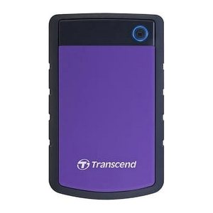 Transcend StoreJet 25H3B 2 TB externe HDD-Festplatte schwarz, violett