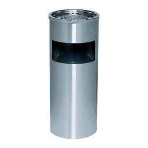 ALCO Standaschenbecher silber, 1 St.