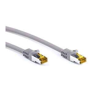 goobay RJ-45 Netzwerkkabel 0,25 m grau bis zu 10,00 Gbit/Sek. bis zu 500 MHz, 1 St.